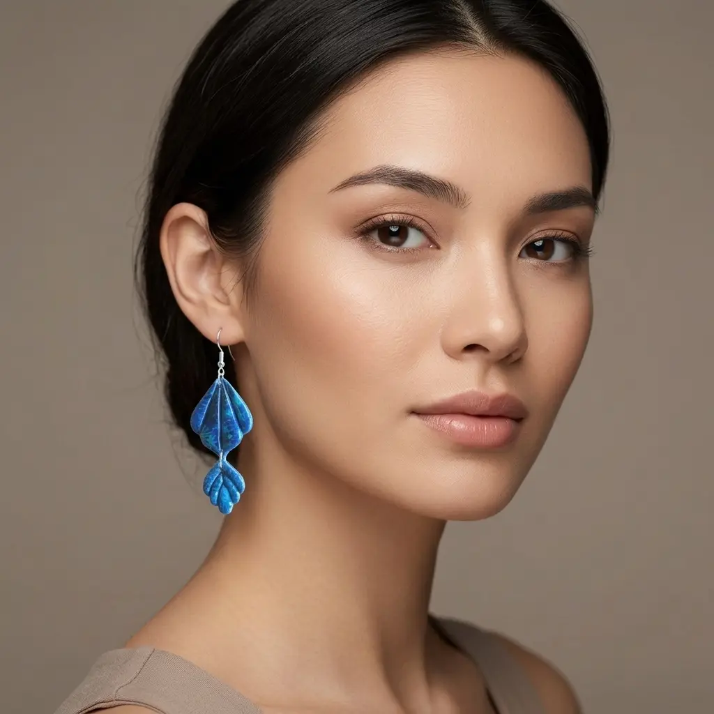 AI Generated Azuria portées par un mannequin - Vue de face