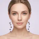 AI Generated Violetta - Vue de face sur mannequin