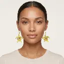 AI Generated Portrait de face - Boucles d'oreilles Soléia