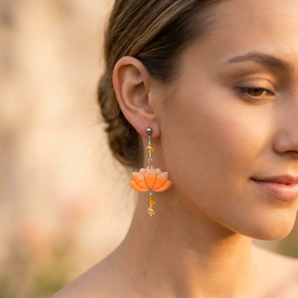 AI Generated Lotus Solaire sur mannequin.webp
