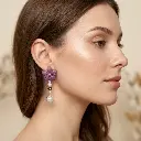 AI Generated Fleur de Prune - Portées sur mannequin