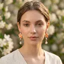 AI Generated Fleur de Soleil - Vue de face sur mannequin