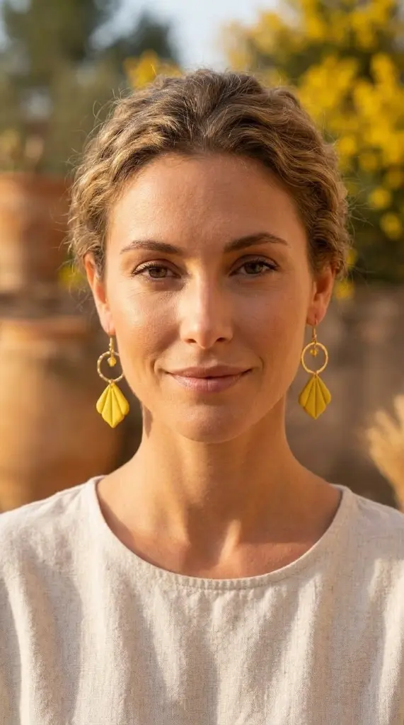 AI Generated Éclat de Soleil - Porté de face