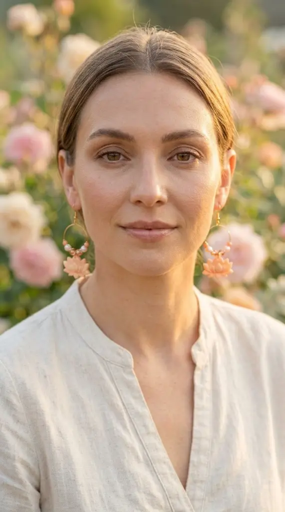 AI Generated Lotus d'Aurore vue de face
