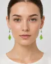 AI Generated Perle des Feuilles – Portées sur modèle humain (vue de face)