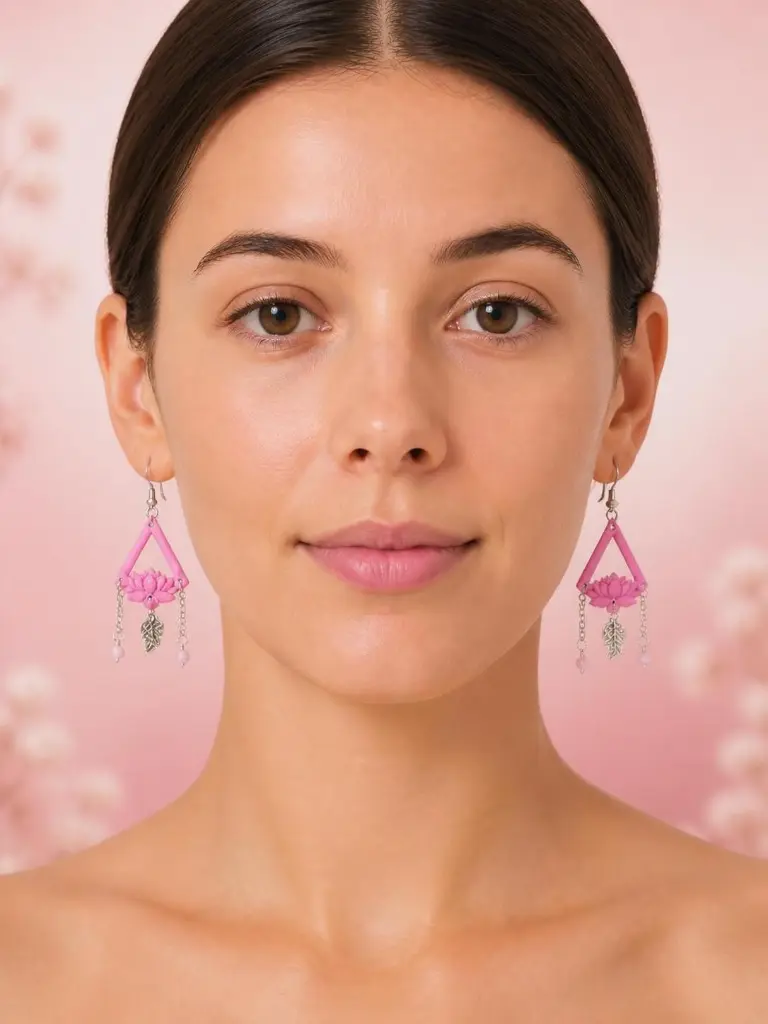 AI Generated Lotus Rosé – mannequin vue de face.webp