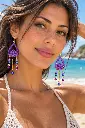 Portrait estival aux boucles violettes.webp