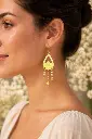 AI Generated Lumière de Lotus — vue de profil, fond floral