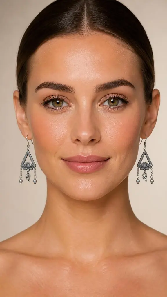 AI Generated Lotus d’Argent – porté sur mannequin humain (vue de face)