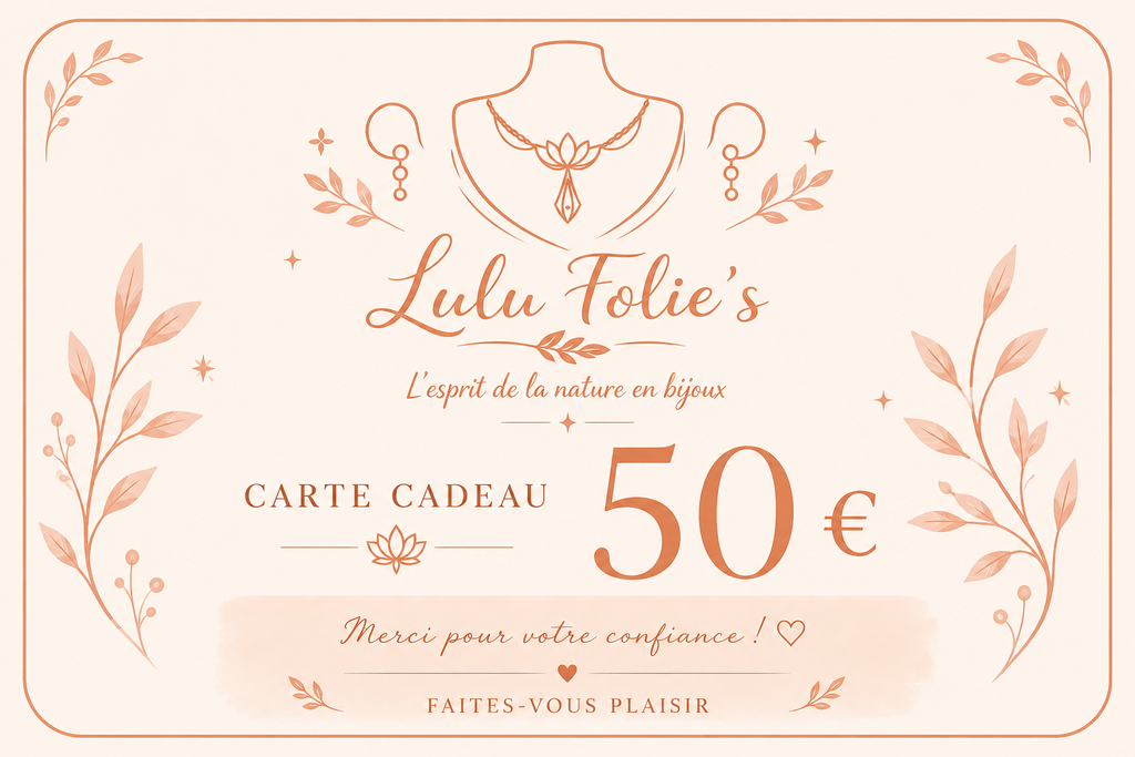 Carte cadeau 50 €