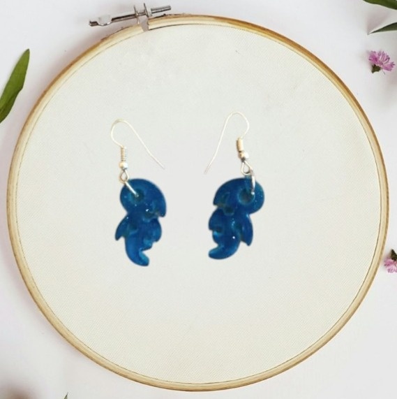 Flammes Éclatant Bleu